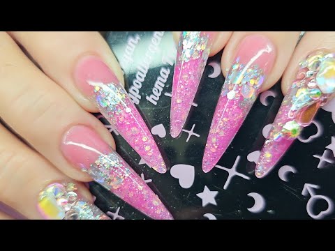 Видео: Enailcouture.com 123go black label stiletto #ногти #nailart #naildesign #nailtutorial