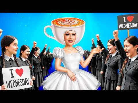 Видео: Как Балерина Капуччина стала Уэнсдэй в реальной жизни! Весёлое косплей преображение!