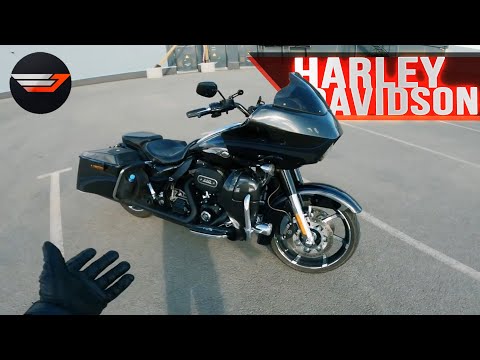 Видео: Первый раз на Harley-Davidson Road Glide CVO. Минимум технологий за максимум денег