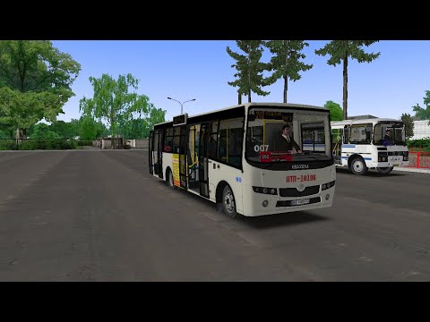 Видео: Магистральный 2.0.24 WIP | 202 маршрут на Атамане с АТП-10106  | OMSI 2