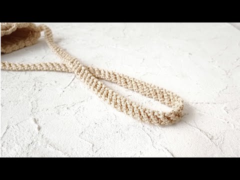 Видео: Безумно красив! Ремешок для сумки. Bag strap.