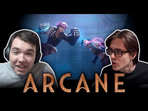 Видео: ВАЙ ПРОТИВ ДЖИНКС 👊 Аркейн / Arcane | 2 Сезон 3 Серия | Реакция