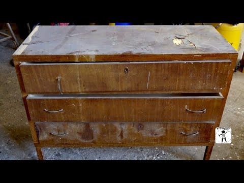 Видео: Экстремальная реставрация комода, в стиле арт-деко (Atezr P20 plus)