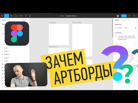 Видео: Figma - Как Пользоваться Артбордами (Frame) в Figma, Чтобы Это Было Удобно...