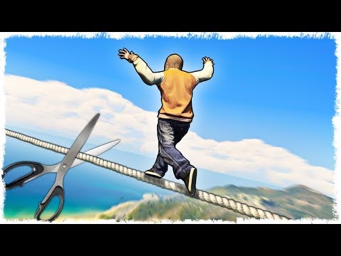 Видео: ТОЛЬКО 5% ДОЙДЕТ ДО КОНЦА ПО НЕВИДИМОМУ КАНАТУ В  GTA ONLINE!!!