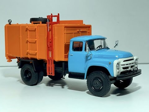 Видео: Легендарные грузовики СССР №47 ЗиЛ-130 КО-431   масштаб 1:43 MODIMIO