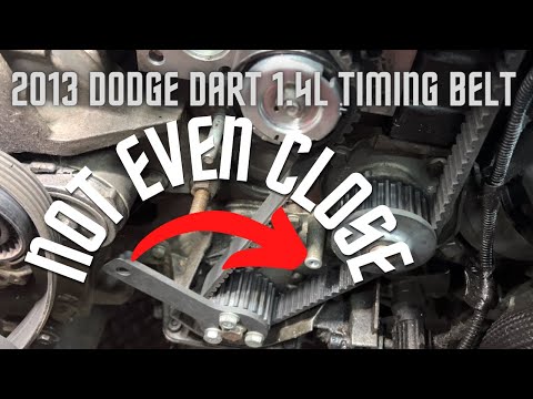 Видео: Ремень ГРМ Dodge Dart 1.4L Turbo 2013 года выпуска