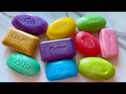 Видео: ASMR Soap cutting | Soap Carving|Резка мыла  | ASMR