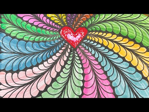 Видео: Мастерская NeuroArt «зенарт сердце» 