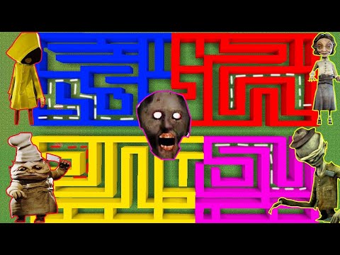 Видео: ВЫБЕРИ ПРАВИЛЬНЫЙ ЛАБИРИНТ ЧТОБЫ ВЫЖИТЬ ШЕСТАЯ СЛЕПОЙ УБОРЩИК УЧИТЕЛЬНИЦА ИЗ ИГРЫ МАЛЕНЬКИЕ КОШМАРЫ