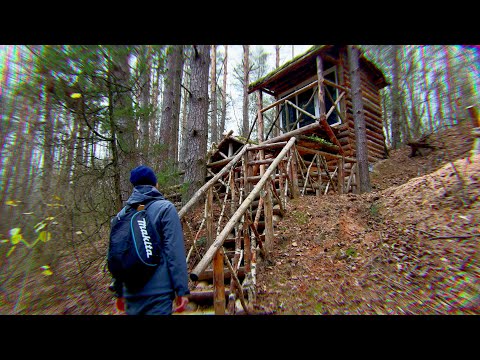 Видео: НАШЕЛ САМУЮ НЕОБЫЧНУЮ ЗЕМЛЯНКУ - в ГОСТЯХ у ГАРИКА RainMan | Bushcraft