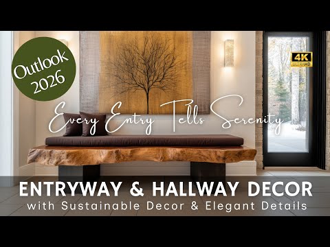 Видео: Роскошные идеи минималистичного оформления прихожей и коридора 2026: экологичный декор и элегантн...