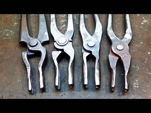 Видео: Изготовление кузнечных клещей из старых плоскогубцев