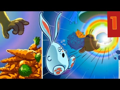 Видео: Кролик Морквяш отправился за бобрами в приключение - 1. Bunny Maze 3d