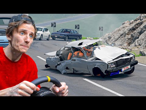 Видео: ПАЦАНЫ НА ЖИГЕ РАЗБИЛИСЬ С ОБРЫВА...! | BeamNG.drive