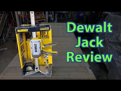 Видео: Обзор строительного домкрата Dewalt, модель DWHT83550