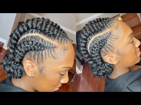 Видео: Как плести косы-бабочки | Wispy 4 Feed In Braids