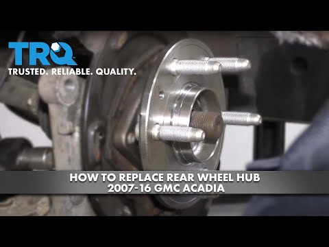 Видео: Как заменить ступицу заднего колеса на GMC Acadia 2007–16 годов
