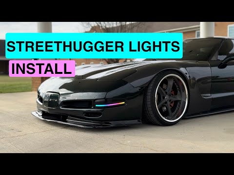 Видео: Установка поворотных фонарей RGBW Street Hugger C5 Corvette