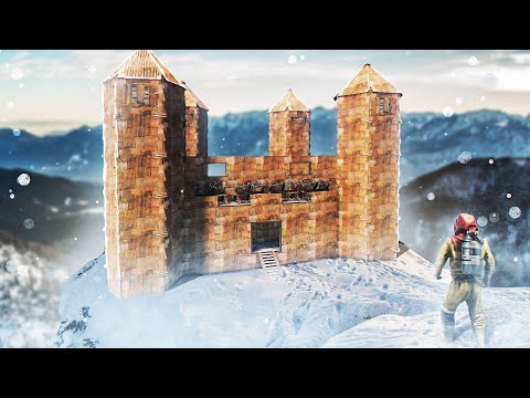 Видео: Рейд в Онлайне Загадочного Замка в Зиме! Эпичные файты и Антирейд в Раст/Rust