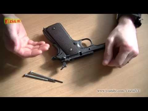 Видео: Gletcher CLT 1911 Исправление проблемы, срабатывание курка после снятия с предохранителя. Colt 1911