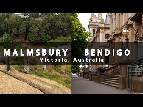 Видео: Путешествие по городам Виктории: Малмсбери и Бендиго. История, Искусство и природа.