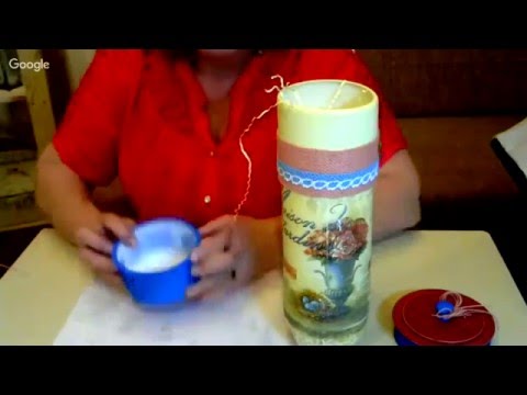 Видео: Галина Вакула  Декупаж без заготовок, или “Я его слепила из того, что было!”