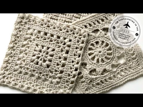 Видео: Тюльпан «бабушкин квадрат» — бесплатный узор для вязания крючком