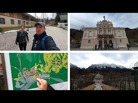 Видео: Посетили дачу короля Людвига II в Баварии. Семейный влог. Linderhof - один из королевских замков