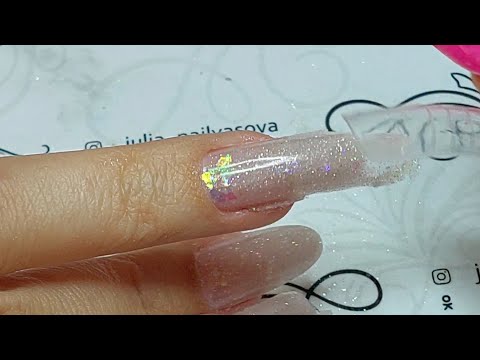 Видео: Наращиваниеногтей ногтей полигелем верхними формами легко и быстро! Отвечаю на "умные" комментарии