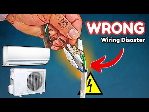 Видео: ОДНА ошибка в электропроводке, которая уничтожит ваш сплит-кондиционер