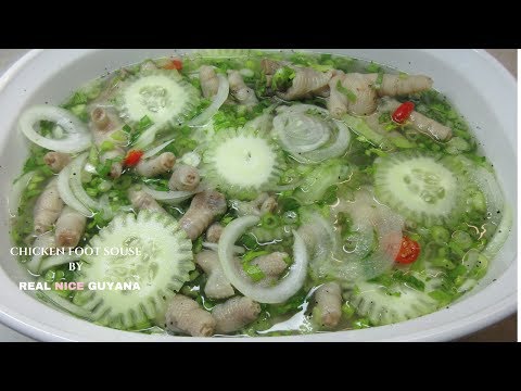 Видео: Соус из куриных ножек, пошаговый рецепт, видео II, настоящая Гайана [HD]