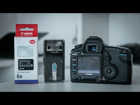 Видео: CANON 5D Ep.#6: люфт колеса управления и замена фокусировочного экрана - апгрейд первопятака!
