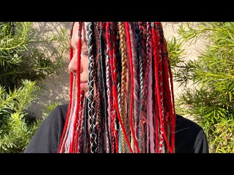 Видео: Как сделать дреды (двусторонние локоны фей)