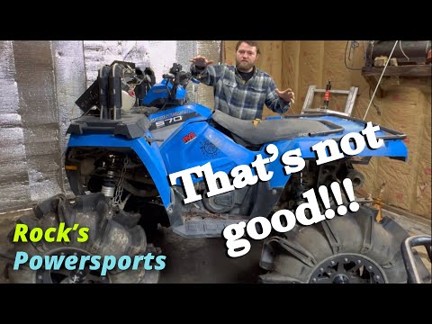 Видео: Polaris Sportsman 570 нуждается в капитальном ремонте двигателя.