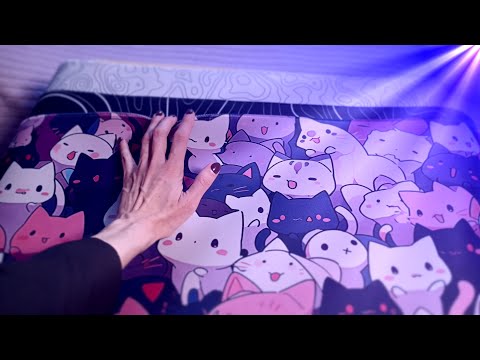 Видео: АСМР обзор 🎮 игровые КОВРИКИ для мыши 🖱️ близкий шепот👄движения рук 👋 снимаю замеры 📏