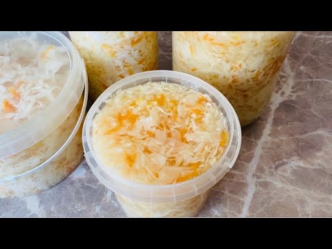 Видео: Быстрая капуста в горячем маринаде. Вкусный рецепт капусты