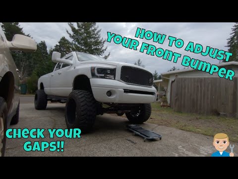 Видео: как отрегулировать передний бампер на вашем Ram 3-го поколения