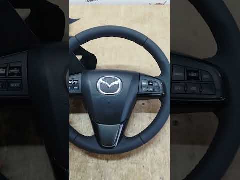Видео: Перетяжка руля Мазда 6 в Натуральную кожу наппа 🇮🇹