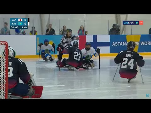 Видео: Парахоккей. Әлем чемпионаты. Дивизион В. Жапония– Қазақстан
