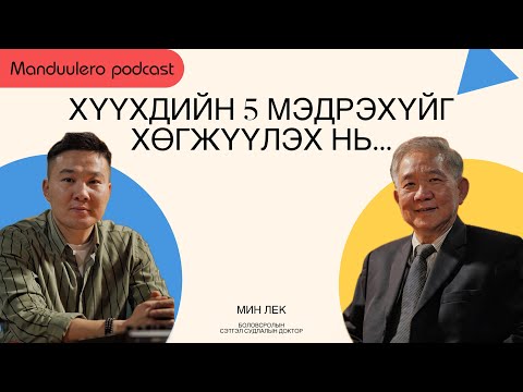 Видео: Neurolat хөтөлбөрийн үүсгэн байгуулагч, Боловсролын сэтгэл судлалын доктор Мин Лектэй ярилцаv.