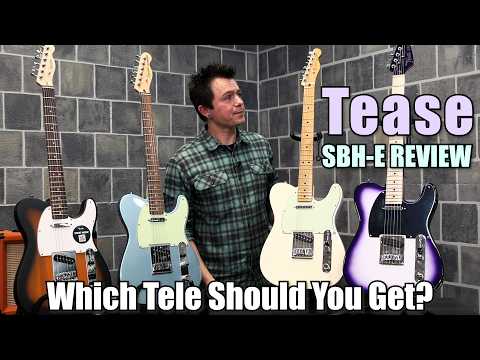Видео: СРАВНИВАЯ ТЕЛЕКАСТЕРЫ! Squier Debut, Affinity, Fender или Tease (полный обзор гитары Tease SBH-E)
