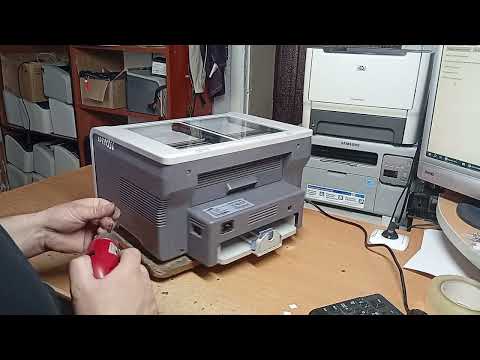 Видео: МФУ Samsung SCX-4200/4220/4300 ошибка сканера - замена шлейфа сканера