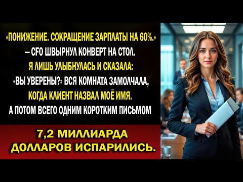 Видео: Я заставила их вернуть $7,2 млрд после среза зарплаты на 60% и сделки на $500 млн — финдиректор ушёл