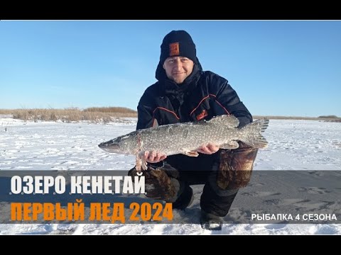 Видео: Первый лёд рыбалка на жерлицы🚩 озеро Кенетай 👍💪