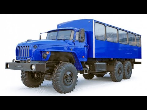 Видео: Порядок переключения передачи КПП  на Урале вахтовка