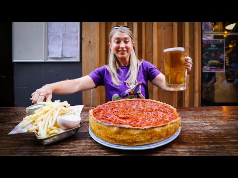Видео: Более 90% людей ПРОВАЛИВАЮТ испытание Remy's Chicago Style Deep Dish Pizza Challenge!!