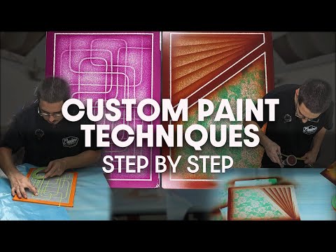 Видео: Как рисовать: кружево, солнечные лучи и бесконечные линии — эффекты окраски лоурайдеров 70-х годов