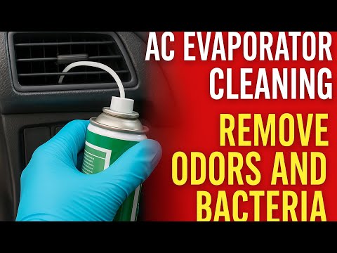 Видео: Как дезодорировать, дезинфицировать и освежить систему кондиционирования автомобиля от плесени и ...