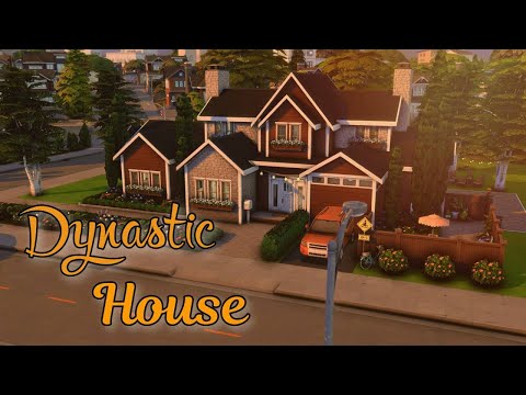 Видео: Династийный дом🏡🧡│Строительство│Dynastic House│SpeedBuild│NO CC [The Sims 4]